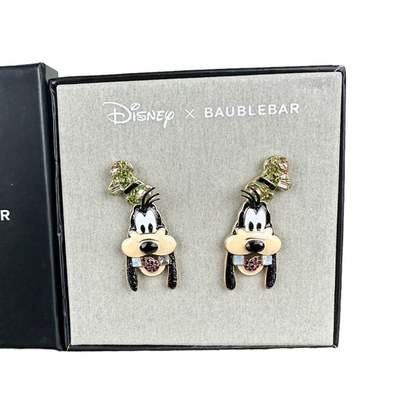 BaubleBar x‎ Disney Goofy Earrings NWT - Picture 1 of 8